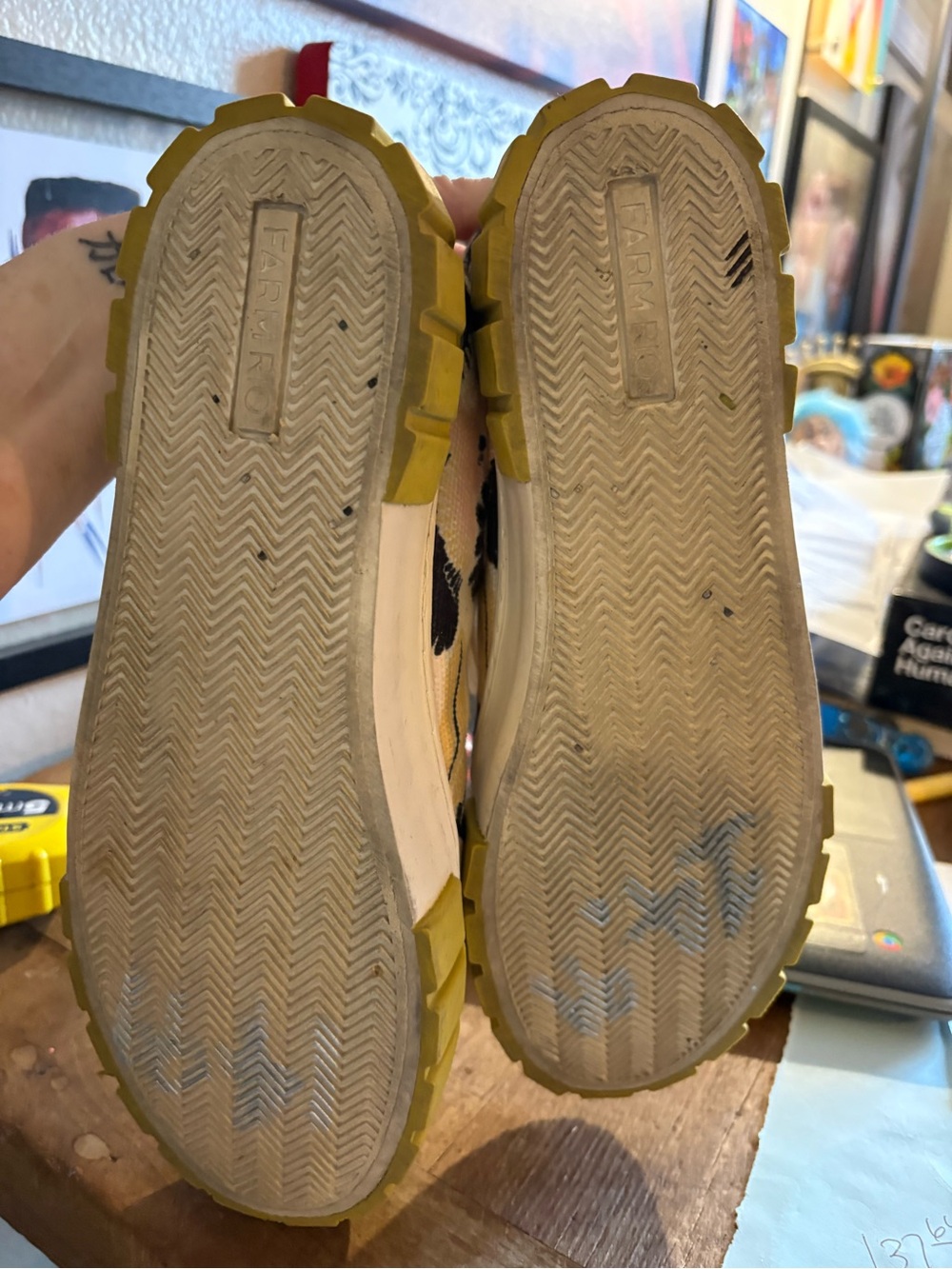 Farm Rio Island Forest Canvas Sneakers 7.5 - Picture 4 of 8